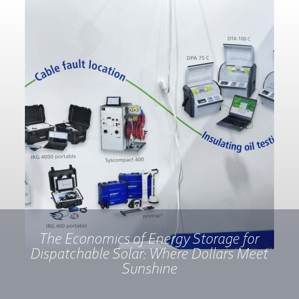 The Economics of Energy Storage for Dispatchable Solar: Where Dollars Meet Sunshine